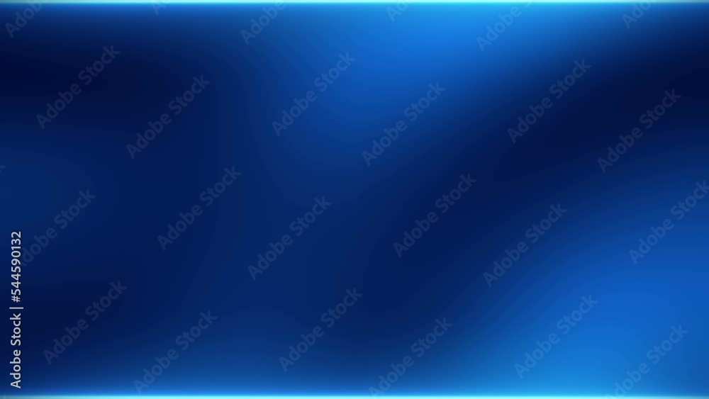 Futuristic motion blurred curve wavy gradient video loop animation. Abstract decoration dynamic blue light effect background template.