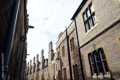 Line of old brick chimneys, Cambridge. © Angel Santana