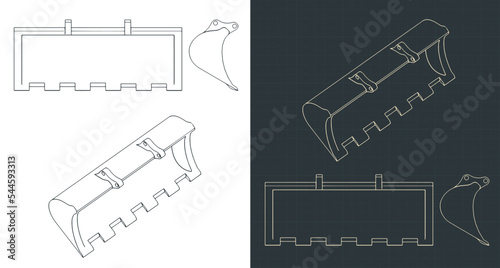 Loader bucket blueprints