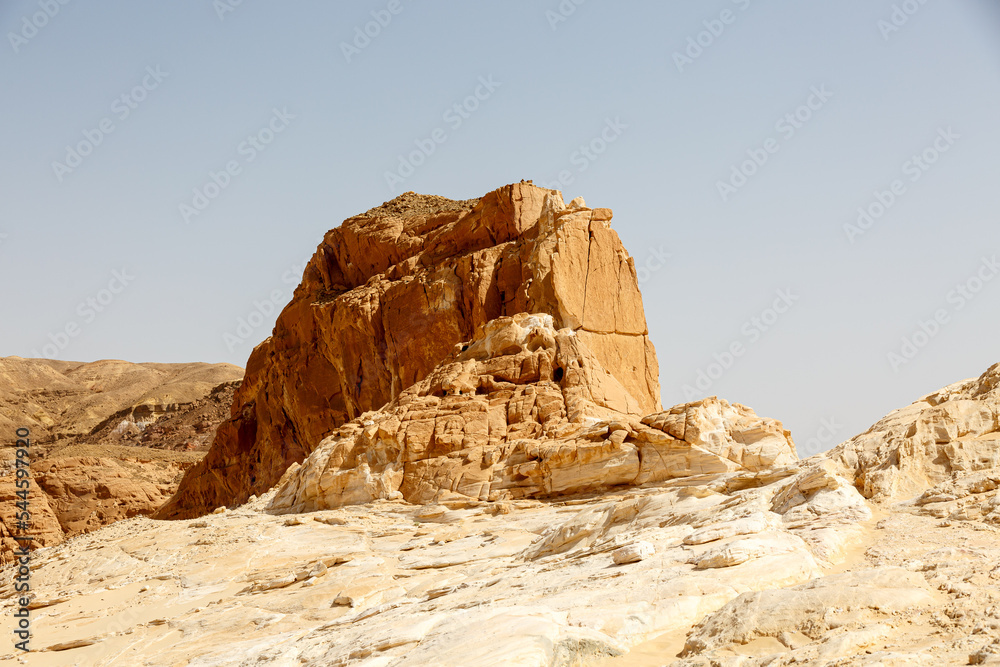 Rocks in the Sinai desert