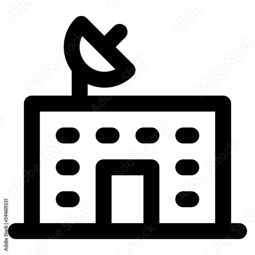 News Office Line Icon