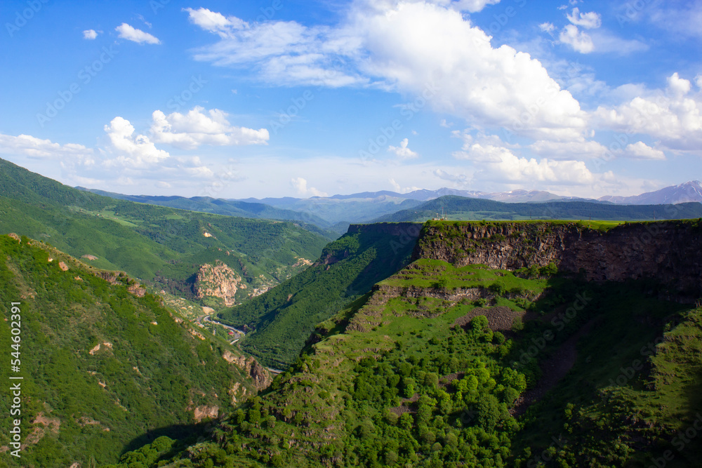 Panoramic view of the canyon.beautiful landscape