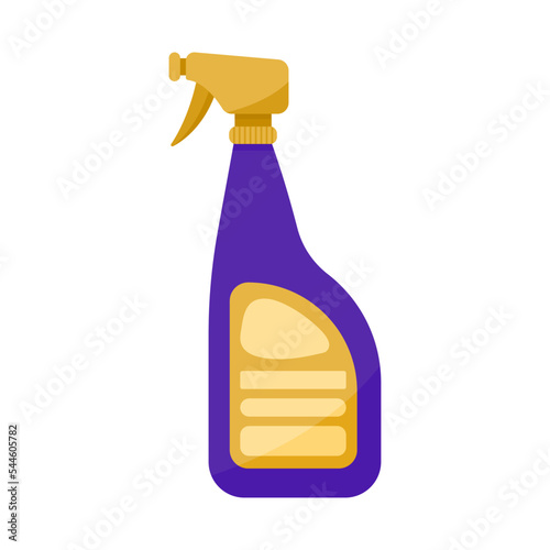 Glass cleaner spray bottle icon isolated on white background