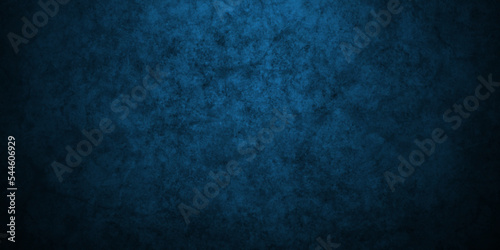 Black and blue stone concrete grunge wall texture and backdrop background anthracite panorama. Panorama dark black or blue slate background or texture.	
