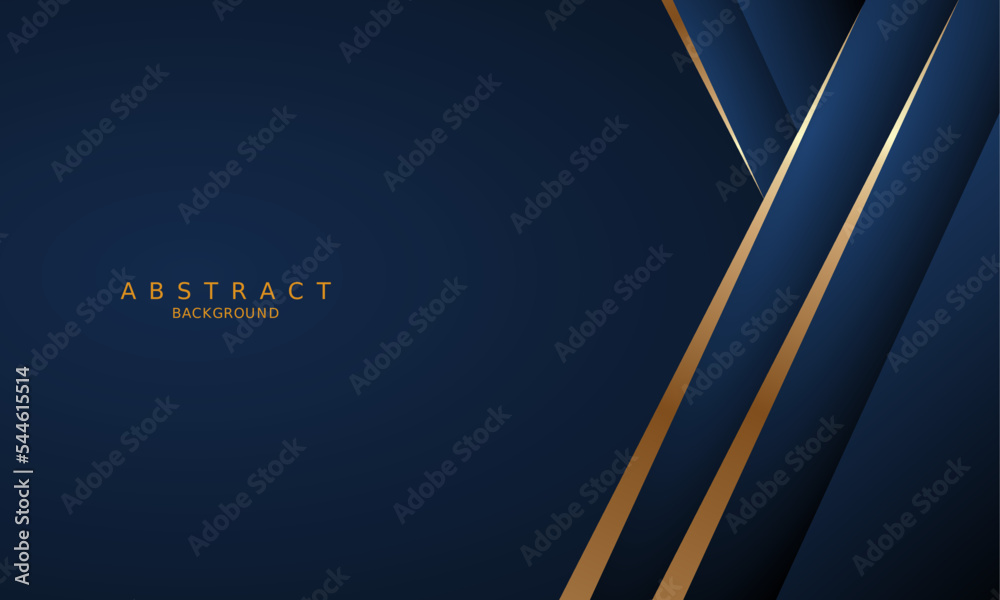 dark blue luxury premium background and gold line. dark blue luxury premium background and gold line.
