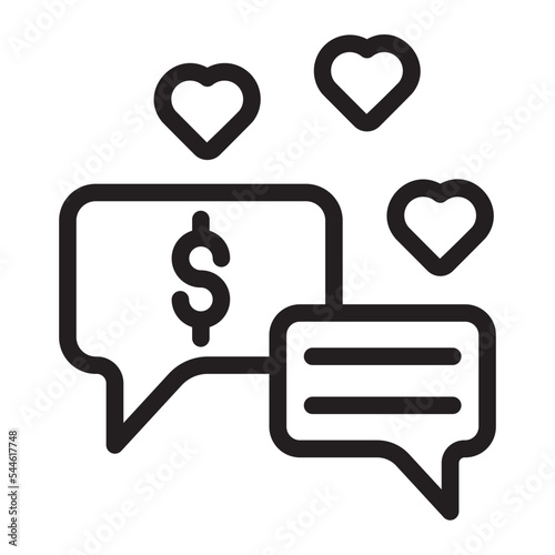 endorsement line icon
