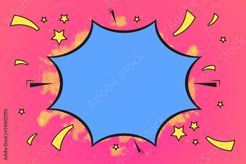 Comic book versus template background, classic pop-art style, superhero battle intro, halftone print texture