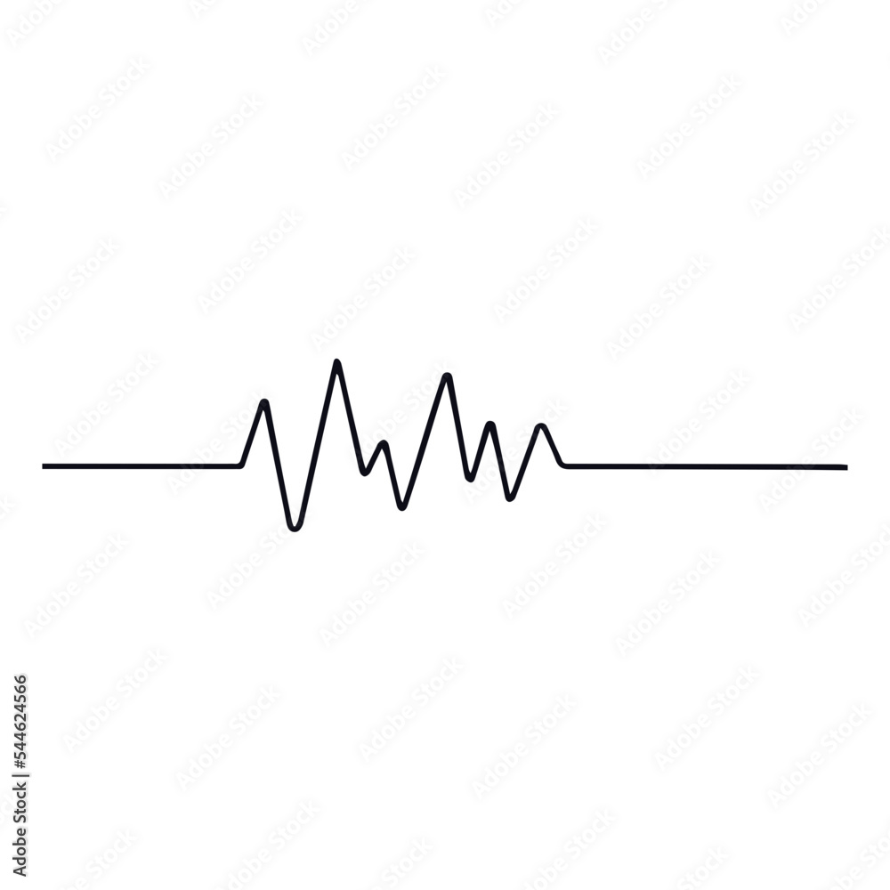 heartbeat line icons vector design 