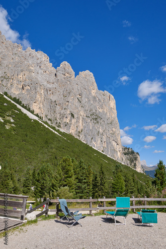 Panoramas of the Alpe Ciampedie, Vigo di Fassa, Val di Fassa, Trento, Trentino Alto Adige, Italy