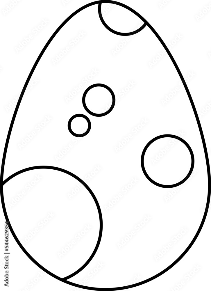 Obraz premium dragon egg design illustration isolated on transparent background