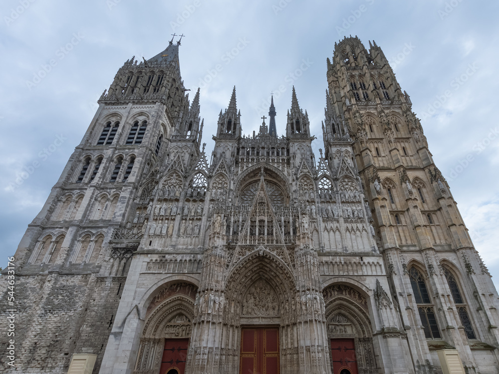 The cathedral of Rouen in France