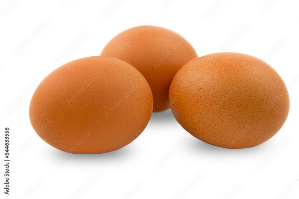 Brown chicken eggs isolated on transparent background Brown chicken eggs isolated on transparent background