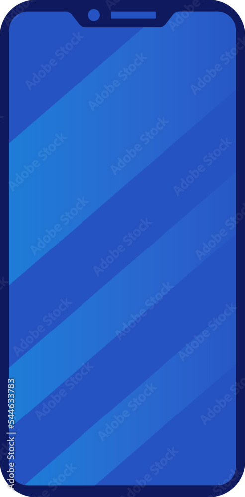 Fototapeta premium Phone flat icon, Online order on artsite, Modern technology
