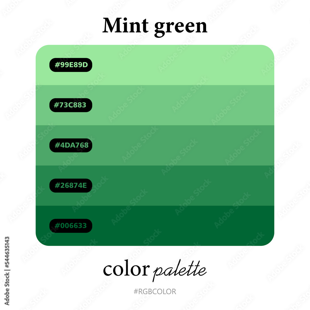 Mint Green Color Palettes Accurately With Codes Perfect For Use By 