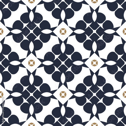 Abstract geometric pattern. A seamless background, vintage texture.