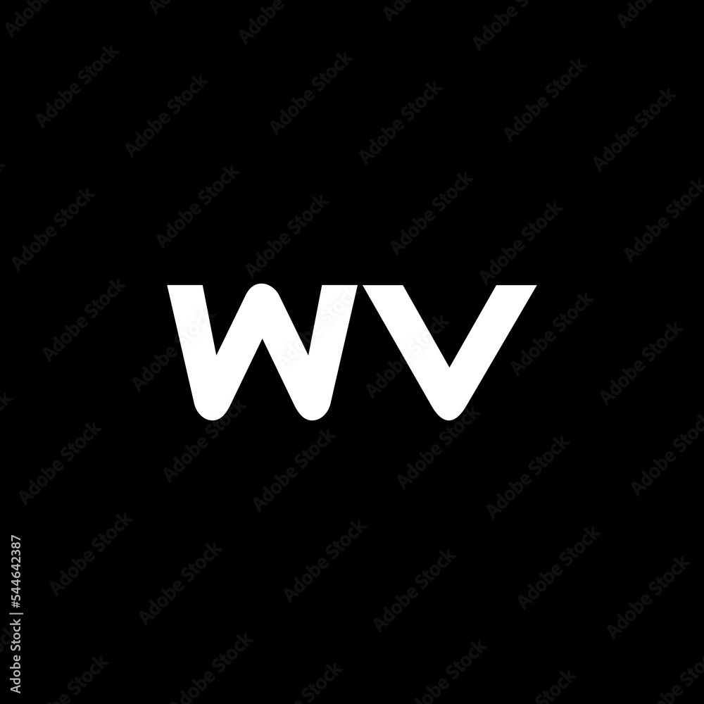 WV letter logo design with black background in illustrator, vector logo modern alphabet font overlap style. calligraphy designs for logo, Poster, Invitation, etc. WV letter logo design with black background in illustrator, vector logo modern alphabet font overlap style. calligraphy designs for logo, Poster, Invitation, etc.