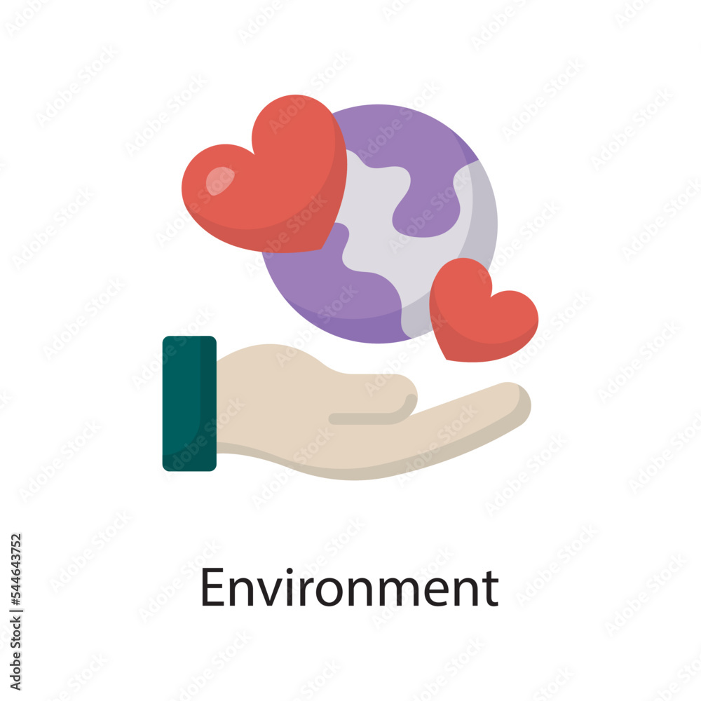 Environment Vector Flat Icon Design illustration. Love Symbol on White background EPS 10 File Environment Vector Flat Icon Design illustration. Love Symbol on White background EPS 10 File