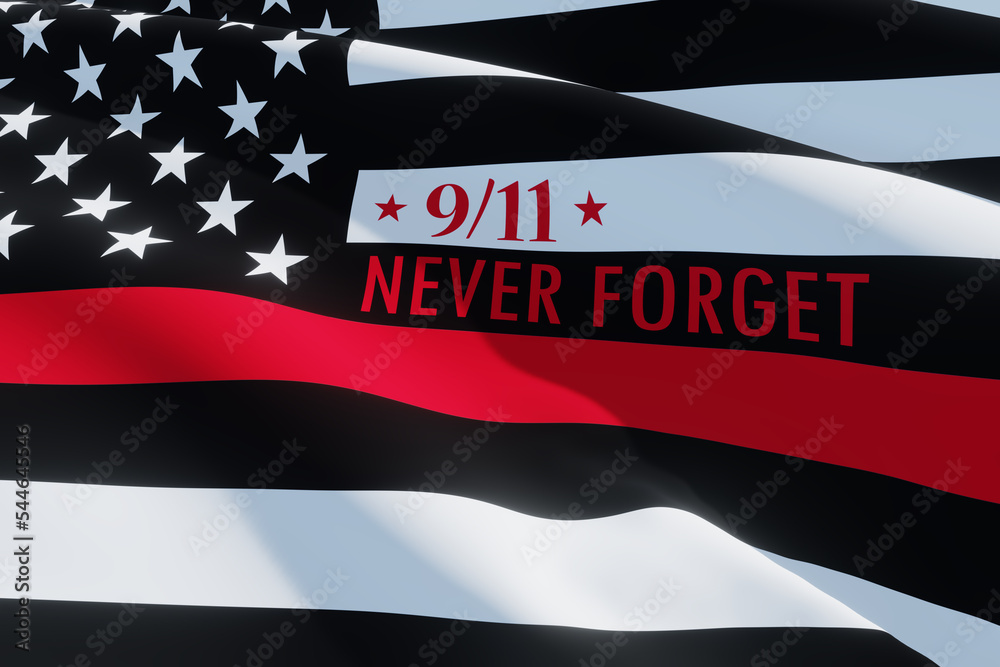 Thin Red Line Firefighter Flag. USA flag. Remembering, memories on ...