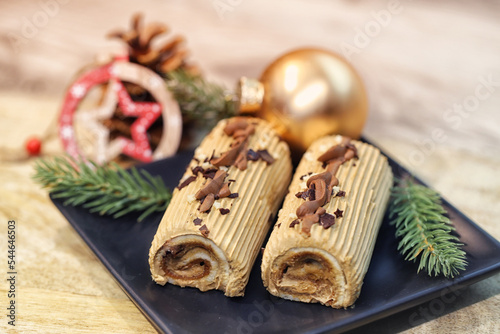 bûche de noël, pâtisserie