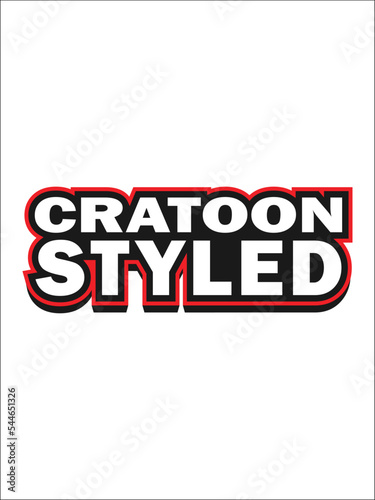 cartoon styled t-shirt design photo