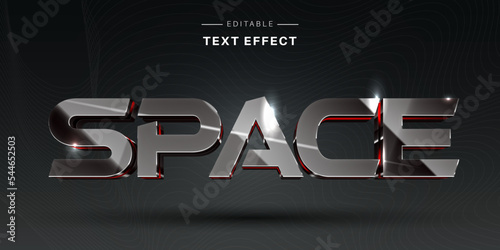3D Metallic Luxury Text Effect