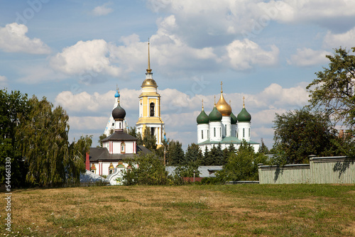 The dominants of the Kolomna Kremlin are the bell tower, the Assumption Cathedral and the Novo-Golutvin Monastery. Kolomna. Moscow region. Russia photo