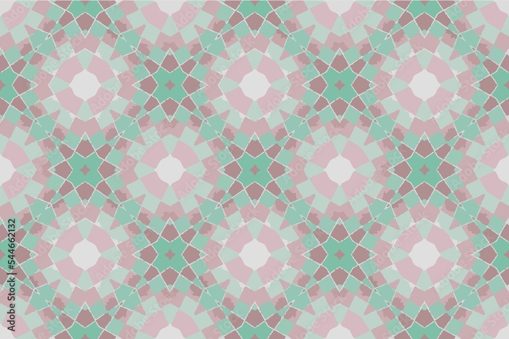 Abstract seamless pattern, seamless wallpaper, seamless background designed for use for interior,wallpaper,fabric,curtain,carpet,clothing,Batik,satin,background , illustration, Embroidery style.