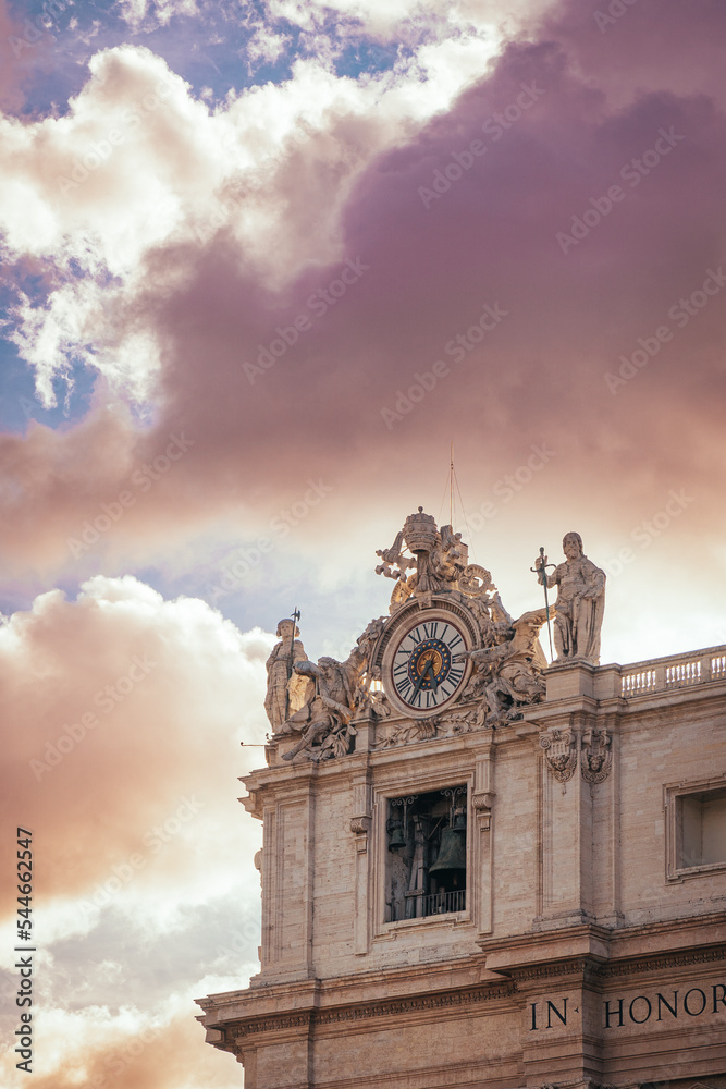 Vatican Saints - Saint Peter's Square - Rome Italy