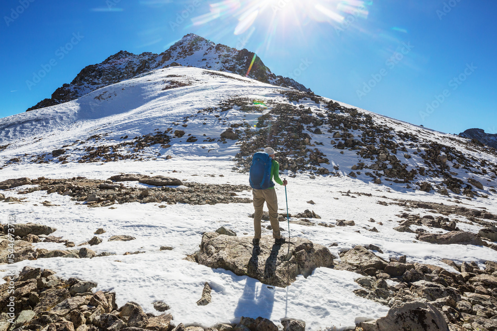 Fototapeta premium The climb