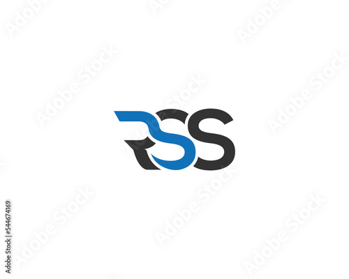 Letter RSS Premium Logo Design Inspirations Concept Vector Symbol Template. photo