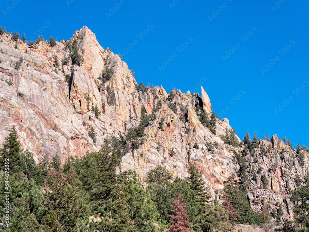rock formations in rocky mountain country