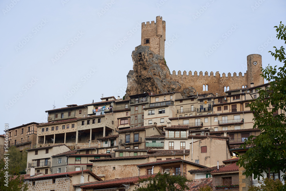 Medieval Frías' village is known to be the smallest in all of Spain with its 12th century castle located on a hill in Burgos, Spain.