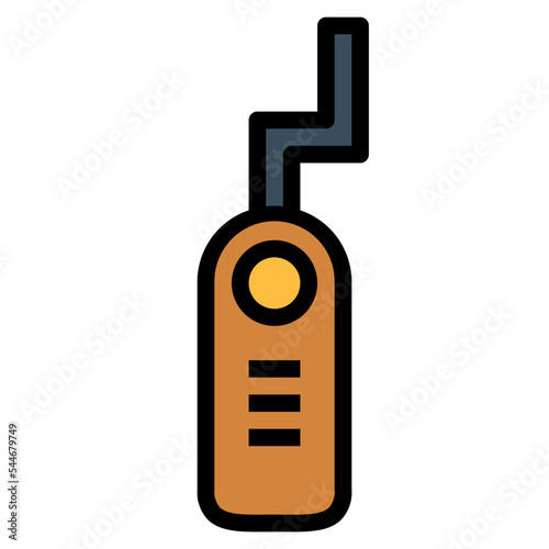 remotecontrol filled outline icon style photo