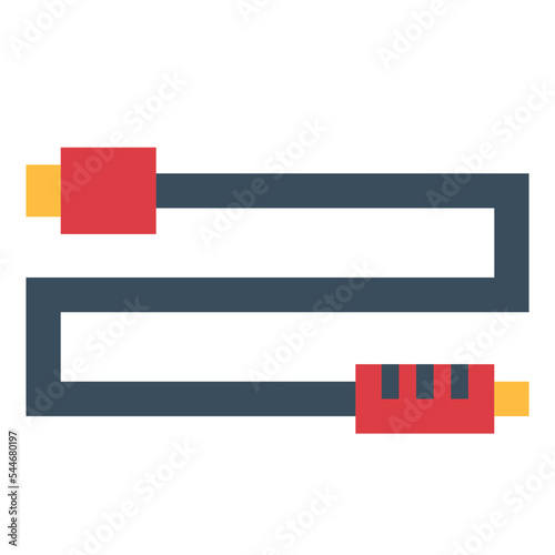 cables flat icon style