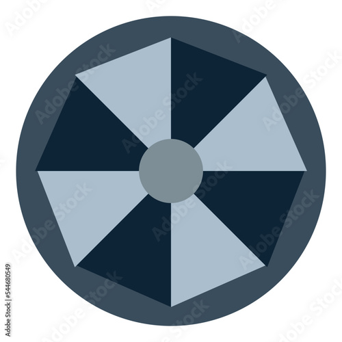 shutter flat icon style