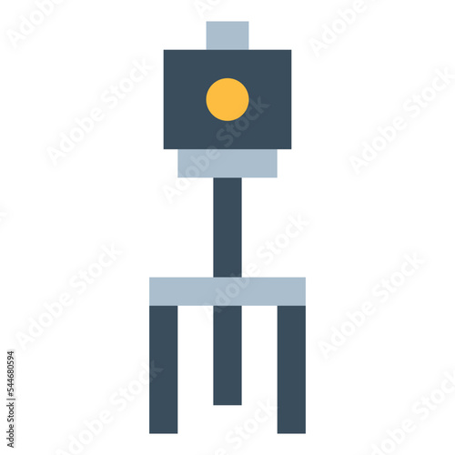 tripod flat icon style