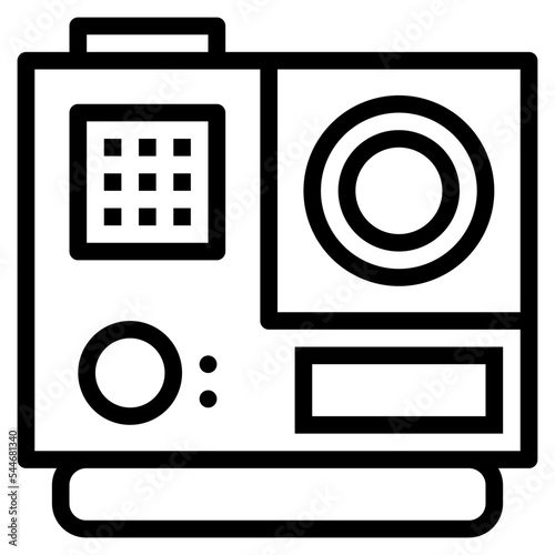 gopro line icon style