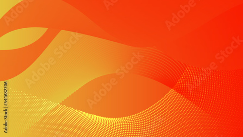 Abstract gradient orange modern design background. Vector abstract graphic design banner pattern presentation background wallpaper web template.