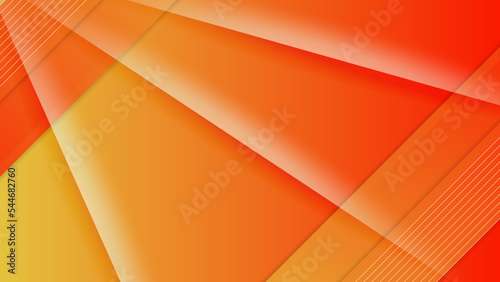 Abstract gradient orange modern design background. Vector abstract graphic design banner pattern presentation background wallpaper web template.