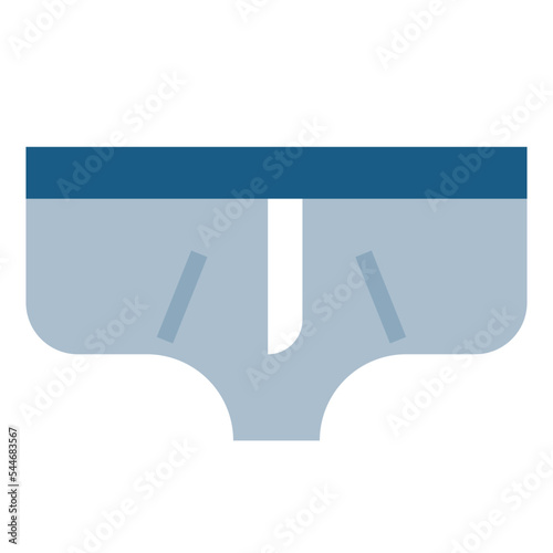 underpants flat icon style