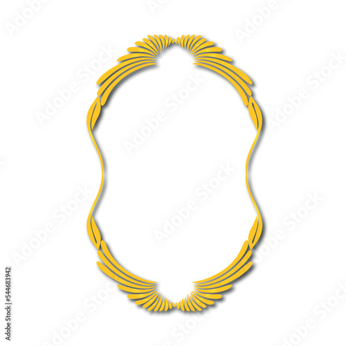 Frame, in the style of an ornament, Vector illustration eps 10, Art.	