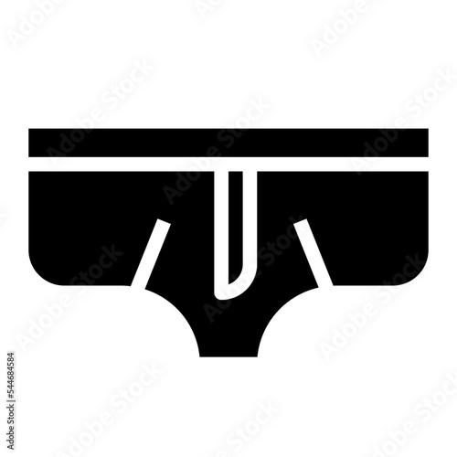 underpants glyph icon style