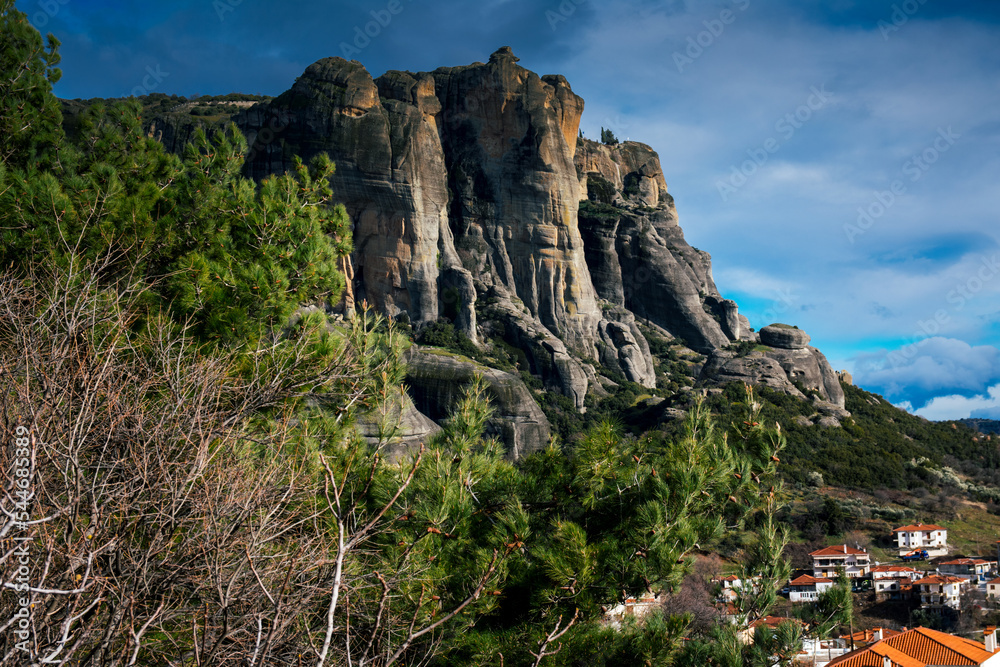 Obraz premium Meteora, the anciernt rocks in Greece