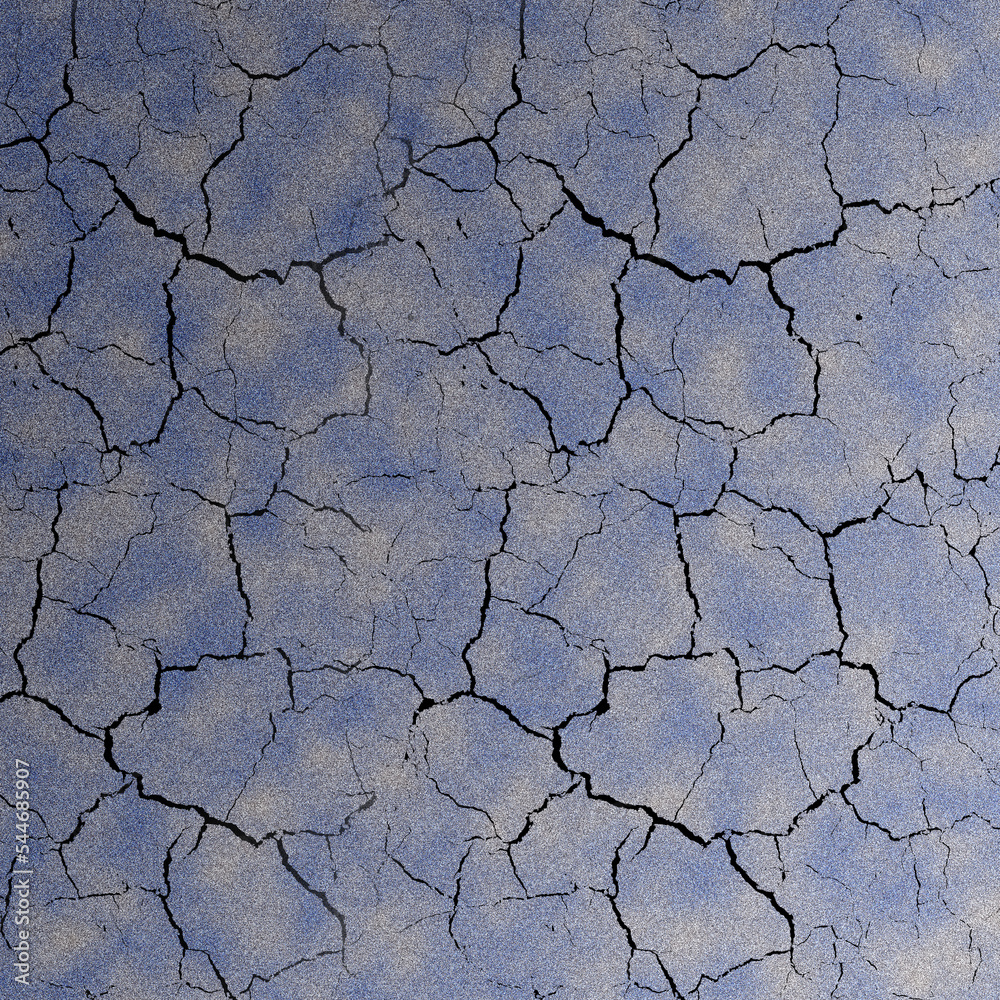 Obraz premium Coloring Crack Ground For Abstract Background