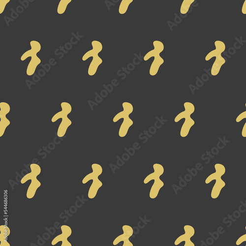 Abstract pattern. Gold and black Trendy pattern for wrapping paper, wallpapers, backgrounds. Vector seamless pattern