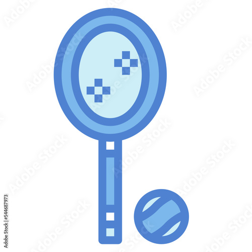 tennis two tone icon style