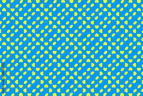 Geometric pattern in the colors of the national flag of Palau. The colors of Palau.