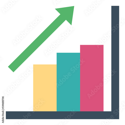 profits flat icon style