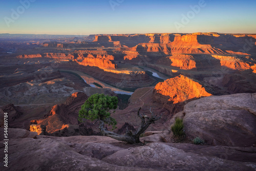 Iconic landmark view at Dead Horse Point State Park in Utah.  © Horia