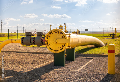 Фотография Big gas pipe - natural gas transport system